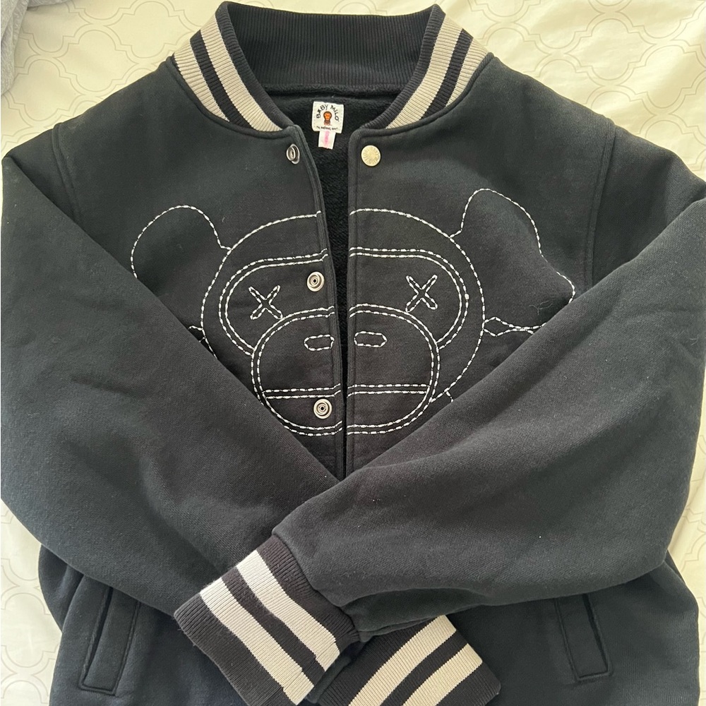 Baby Milo bape varsity jacket